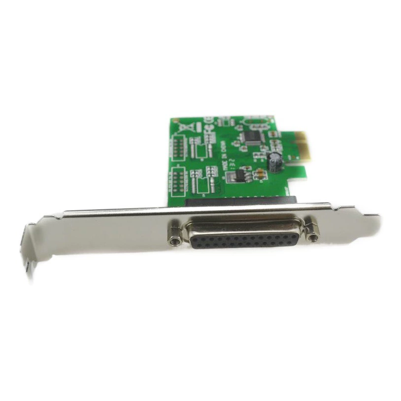 Карта параллельного порта e-Zhou PCI-E, карта PCIE-параллельный порт, карта LPT, 2-портовая карта для принтера, промышленного класса, чип WCH382