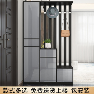进门玄关柜现代简约鞋柜一体屏风客厅隔断柜入户家用装饰柜镂空薄-阿里巴巴