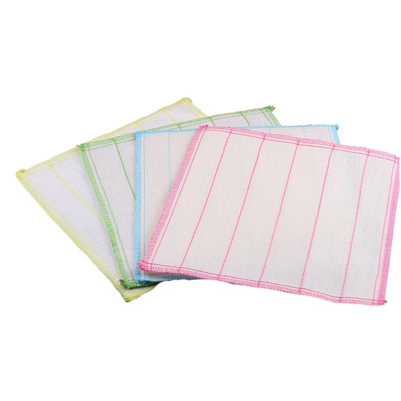 Cotton yarn dishwashing cloth 5 Layers 8 layers 10 layers 12 layers 22/25/26/28/30 dishwashing cloth factory dishwashing towel scouring pad wholesale