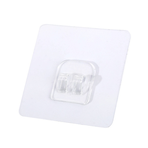 Magnetic holeless invisible claw hook iron wall-mounted storage rack with strong adhesive nail-free strips