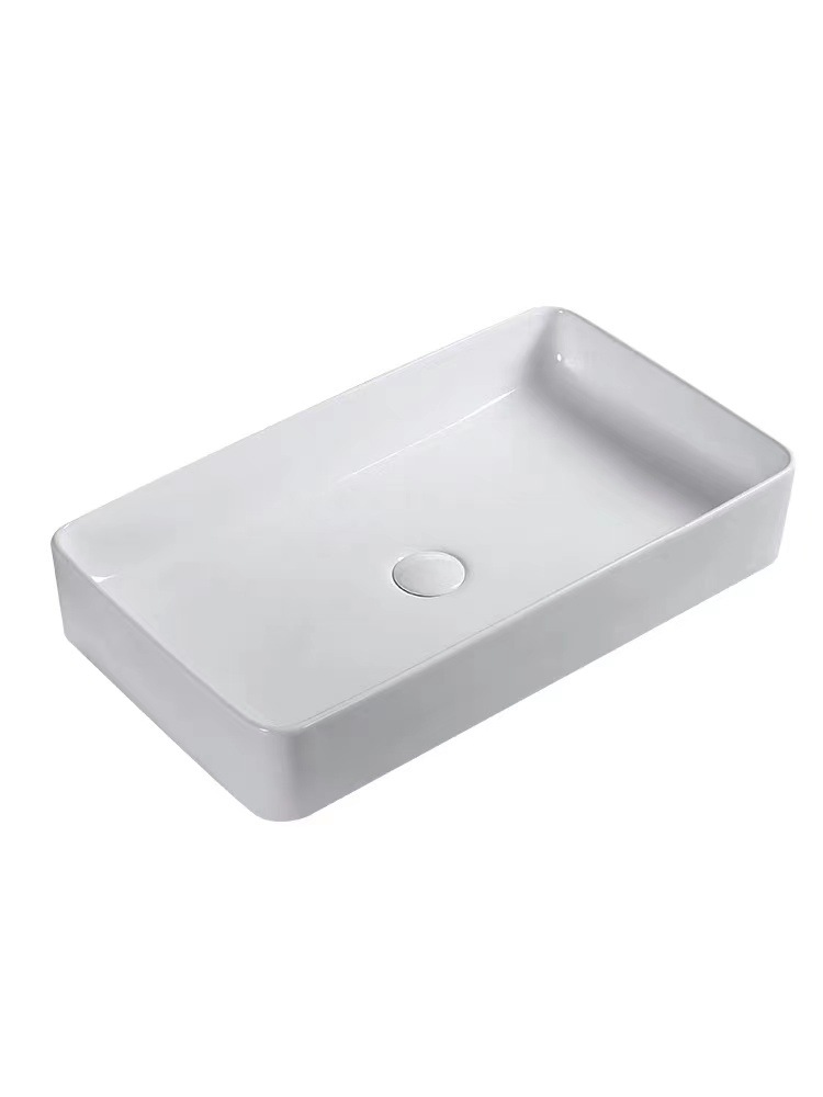 Cuenca superior lavabo de cerámica lavabo Hotel arte cuenca baño cuadrado Oval lavabo del hogar cuarto de baño