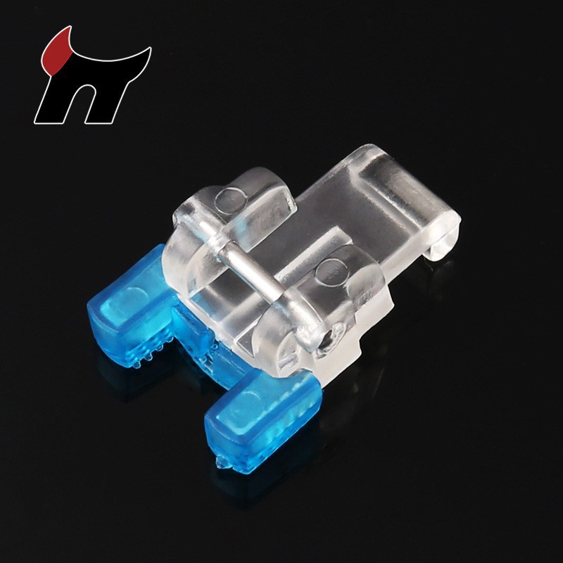 Pie de presión de botón de uñas