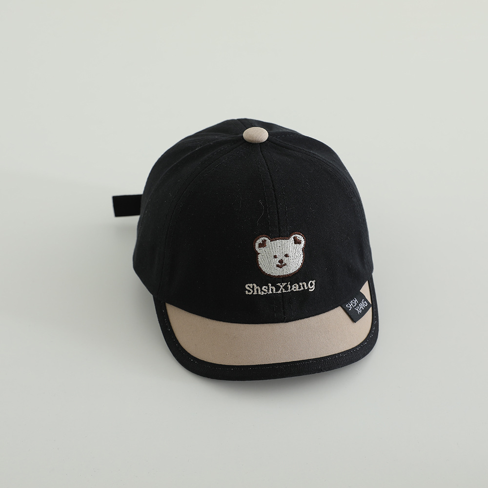 Primavera y otoño bonitos sombreros de lengua de superpeso, gorras de béisbol de moda para niños y niñas, gorras de bisel suave para bebés de mes pequeño