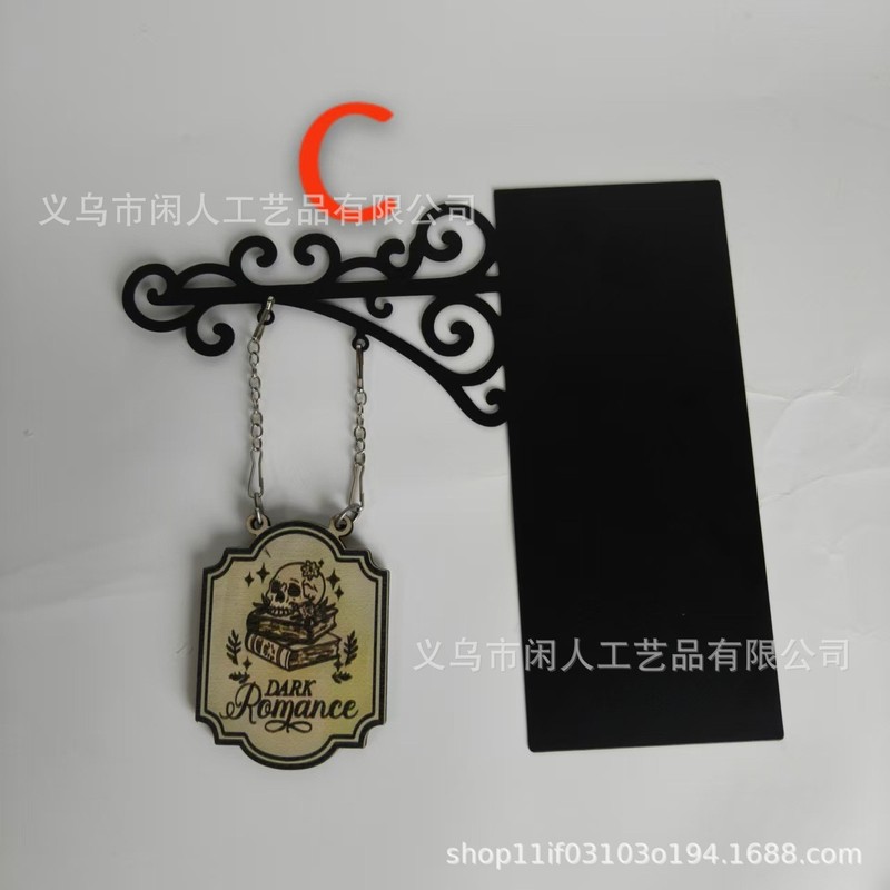 跨境新品OFF-Book Nook Tavern金属图书类型分隔器书签分隔标识架|undefined