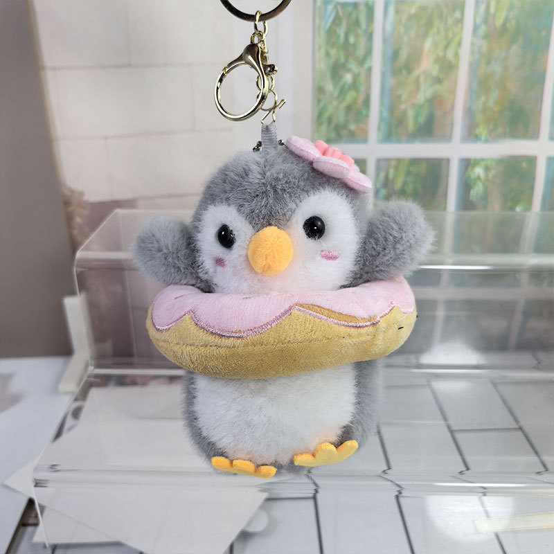 アニメのかわいいミンクのペンギンのぬいぐるみのぬいぐるみのバッグのキーホルダーのペンダントのアイデア|undefined