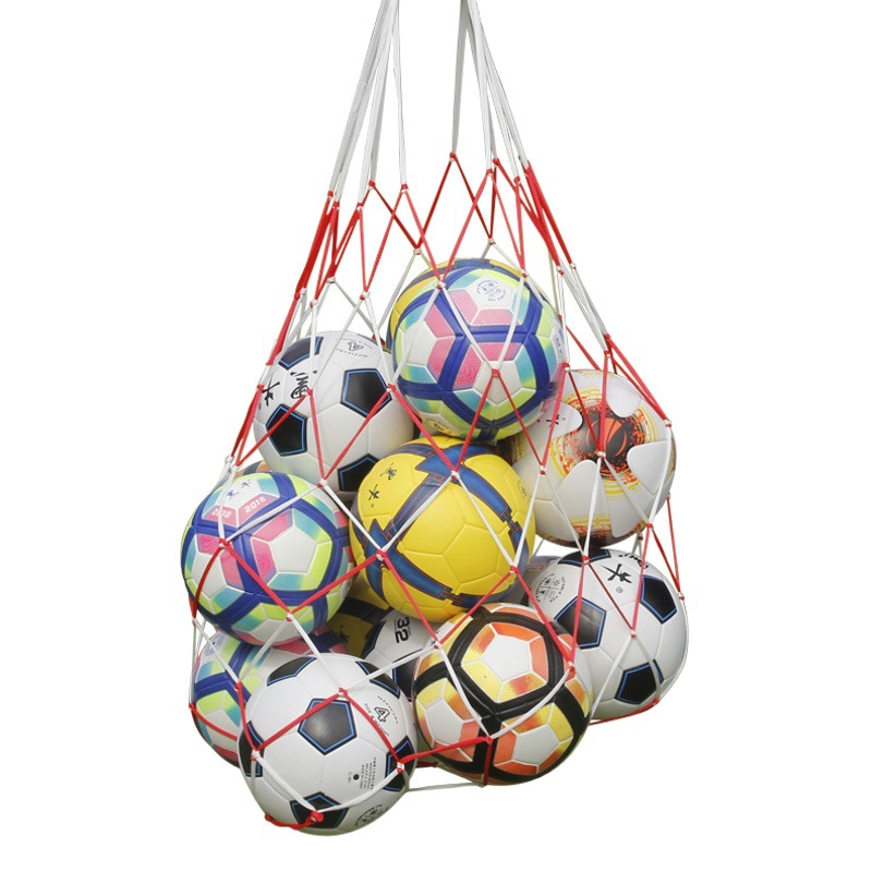 Large Basketball Football Net Bag Bold Large Capacity Mesh Bag Ball Bag Volleyball Storage Bag Kindergarten Storage Props