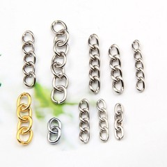DIYネックレスのブレスレットのアクセサリーのキーホルダーのテールリングの金属のチェーンのo字のチェーンの部品のチェーンの足のチェーンのアクセサリーの部品