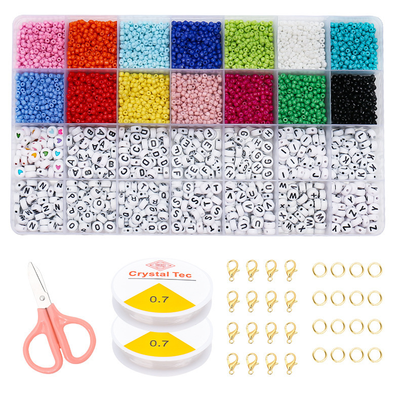 Ky018 meter bead double line+gold lobster buckle series