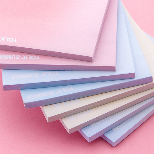 Little Red Book List Summer Halo Gradient Color Note Paper Post-it Notes Handbook Stickers Small Book Note Stickers