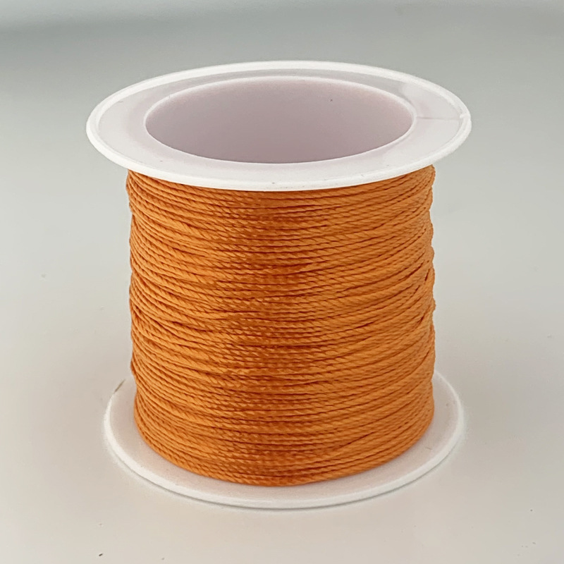 12 hilos de alambre trenzado hilo rojo hilo de color Morandi cuerda trenzada collar cuerda cuerda trenzada a mano material de bricolaje