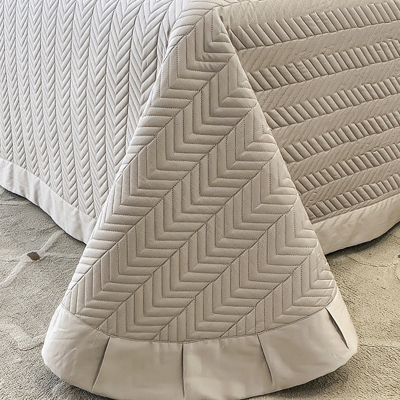 Lyxigt tencel påslakanset broderade sängkläder fyradelat set_voghion.com