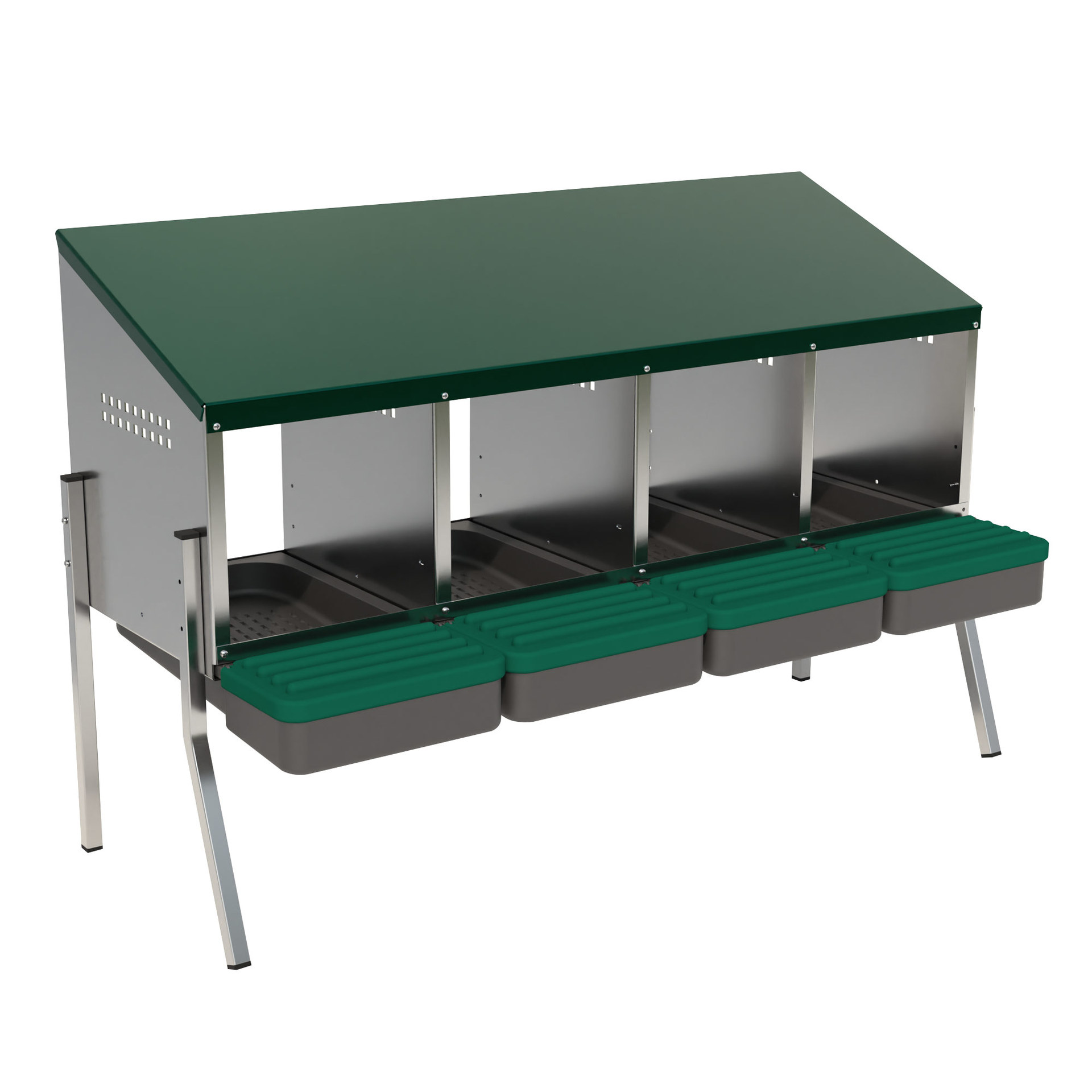 4도어 ABS + 컬러강판 계란상자 + 지지다리