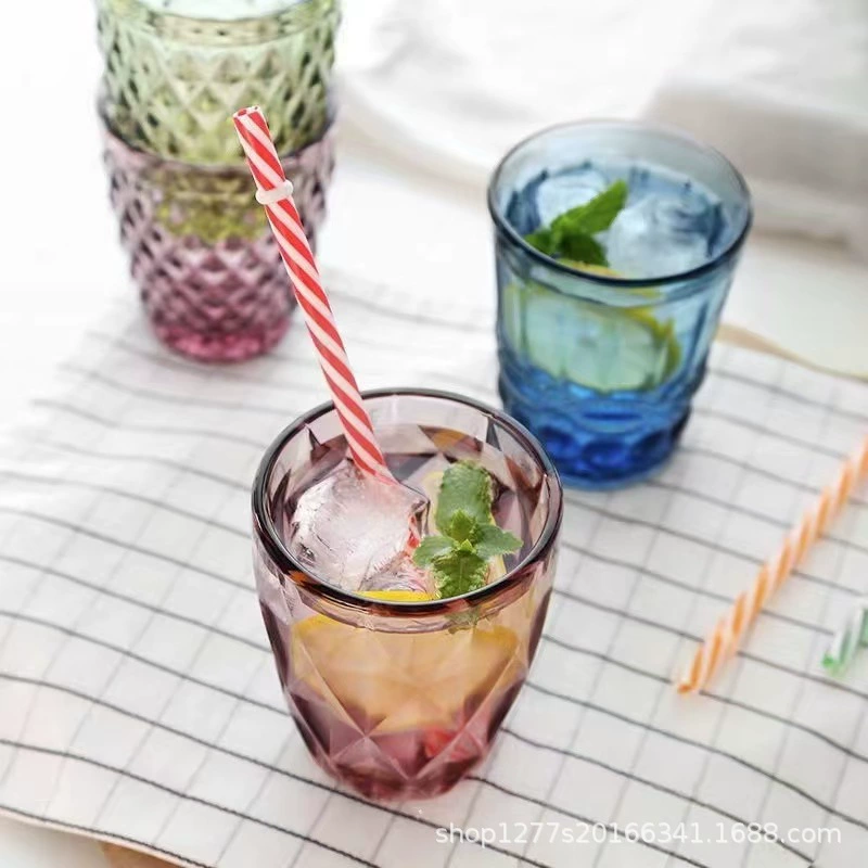 Фабрика прямых продаж ромбовидные бытовые цветовые материалы, утолщенные чашки для воды, стакан для полоскания рта, стакан для сока, чашка для чистки зубов, кружка для пива