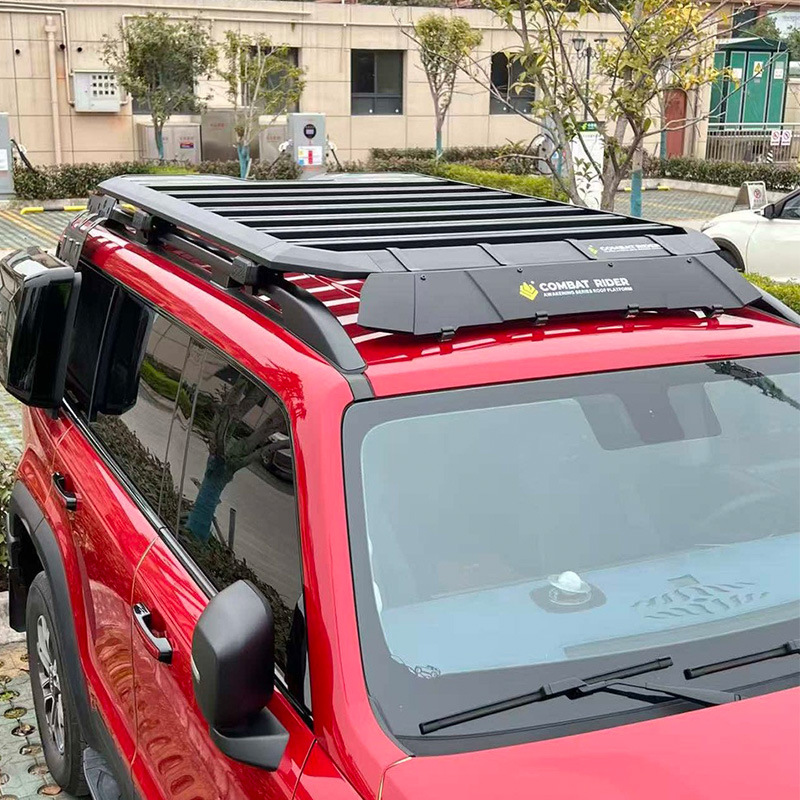 Beijing BJ40 roof rack side ladder schoolbag side account explorer car modified aluminum alloy roof platform
