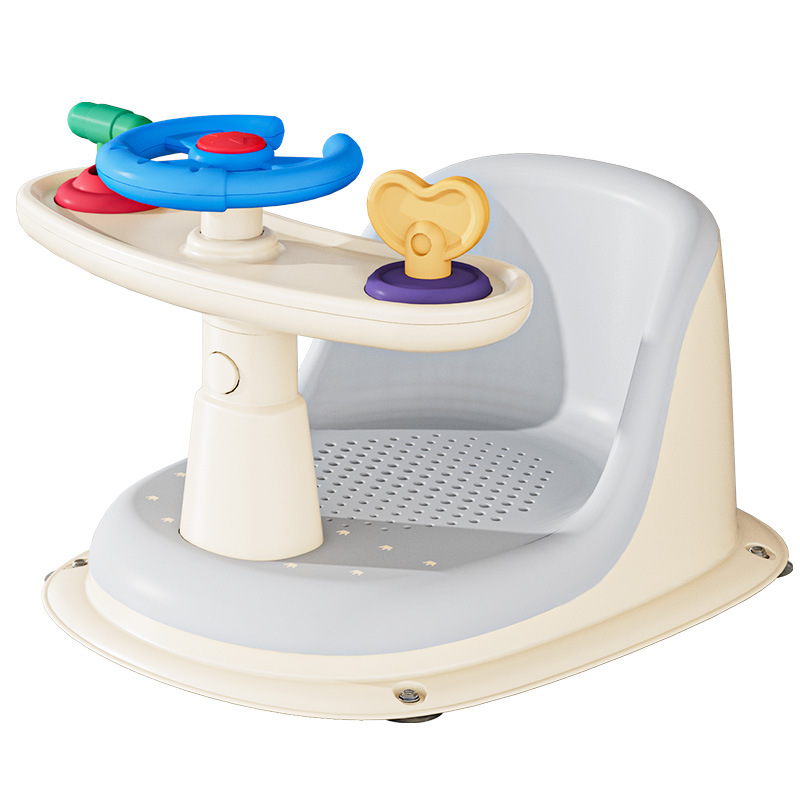 Asiento de baño para bebé Asiento de baño para bebé Taburete de baño Sentado en un artefacto