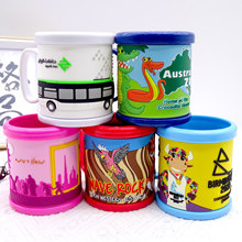 卡通创意 PVC软胶动漫儿童水杯马克杯 促销礼品马克杯diy杯子