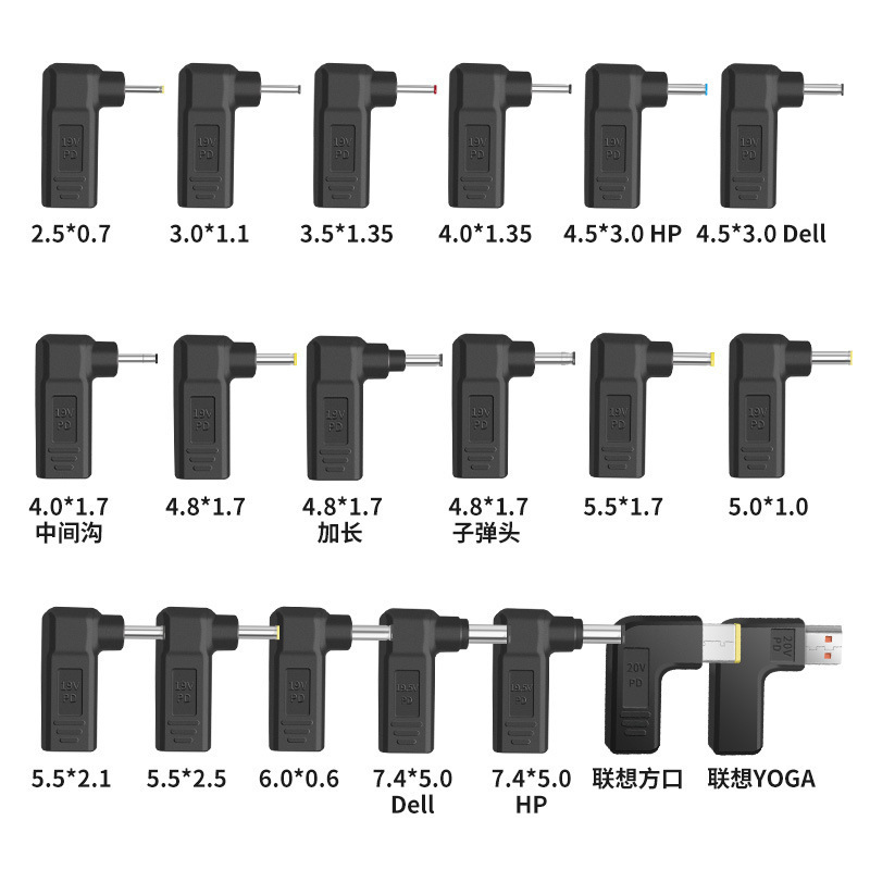 PD Deception Adapter TYPEC Female to Square Port Adapter 65W Charging Suitable for Lenovo PD Adapter PD Induction PD Deception Adapter TYPEC Female to Square Port Adapter 65W Charging Suitable for Lenovo PD Adapter PD Induction
