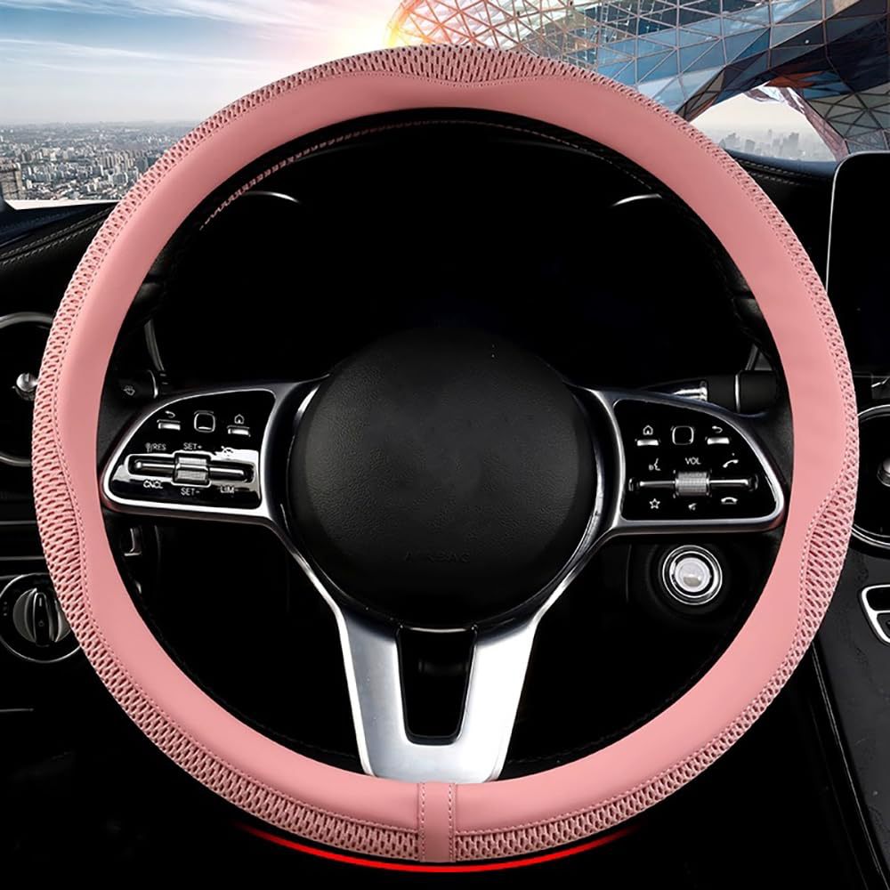 2024 New Breathable Ice Silk Car Steering Wheel Cover, Direct Sales from the Manufacturer, Dropshipping, Cross-Border Hot-Selling Product