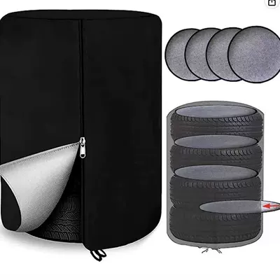Spare wheel cover | fabric, set of 4 tire