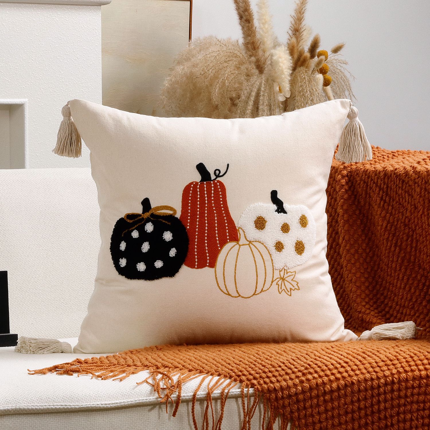 호박 사각베개 126 # ㅏ