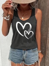 B 46611 Printed Vest Top ӡ������ ����ѷ����ͨ�羳ŷ��