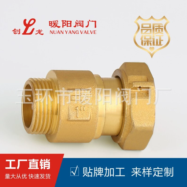 Nuanyang латунный счетчик воды Телескопический обратный клапан анти-вращение метр передний обратный клапан односторонний клапан живая проверка воды метр передний обратный клапан