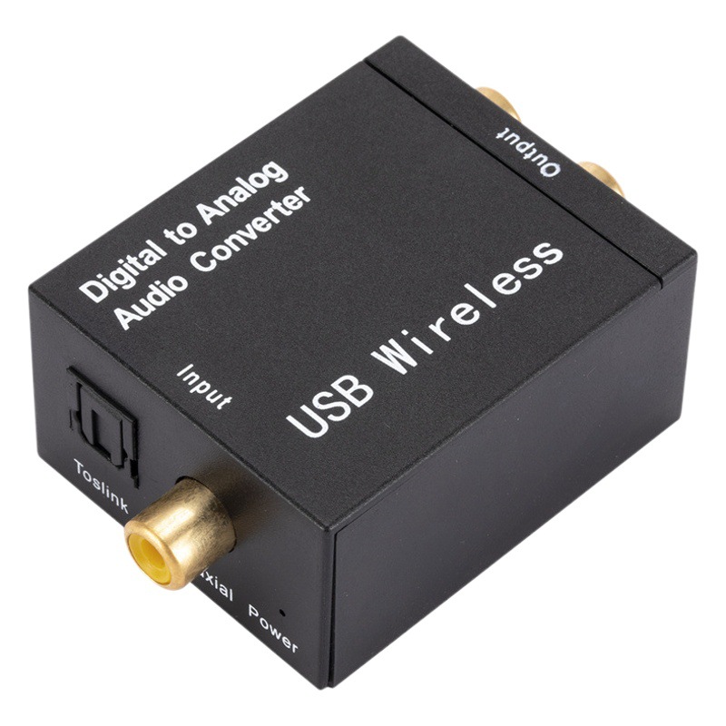 Decodificador óptico digital a analógico con receptor Bluetooth 5.0