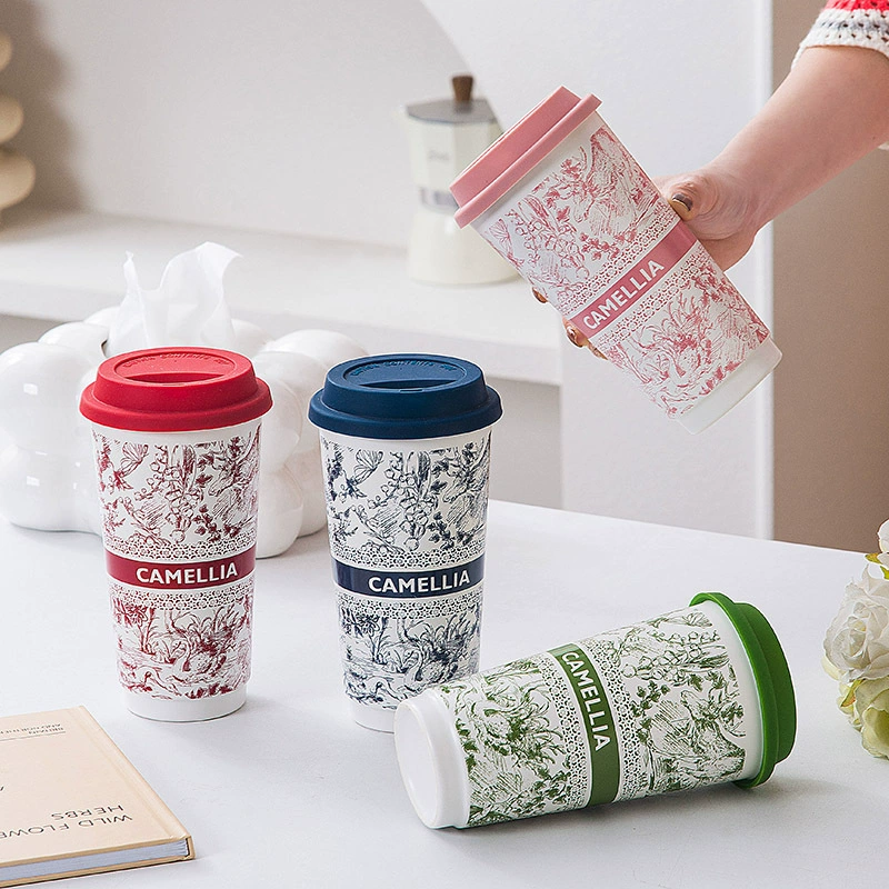 Креативная китайская ретро чашка для чая Baolong Tea King, чашка для чая с молоком, керамическая чашка для воды, домашняя офисная кофейная чашка с крышкой, удобная чашка