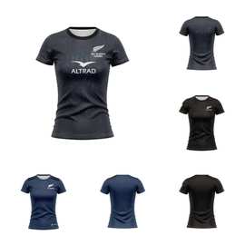 NRL橄榄球衣2023新西兰短袖上衣女运动衫跨境供应一件
