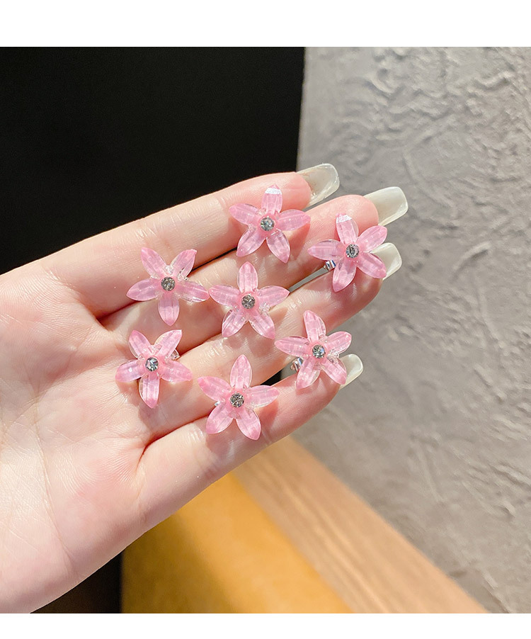 Fashion Kid'S Flower Arylic Alloy Inlay Rhinestones Hair Clip display picture 4