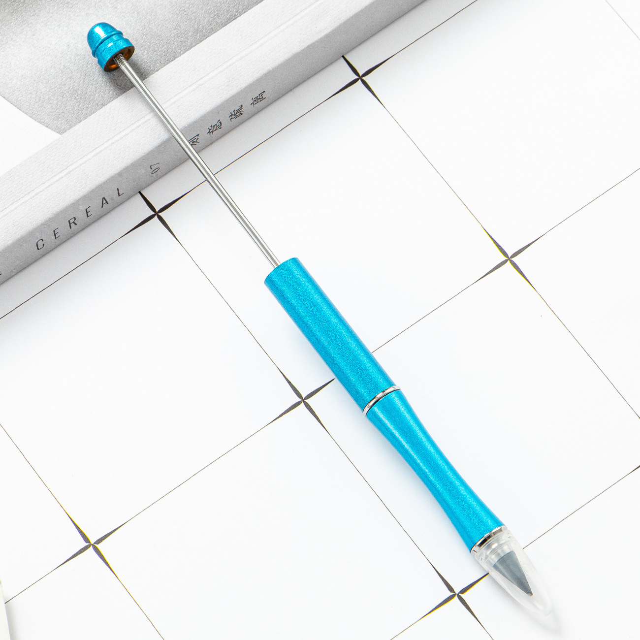 DIY cuentas lápiz dibujo sin cortar sin tinta para escribir lápiz continuo puede imprimir logo en stock lápiz eterno al por mayor