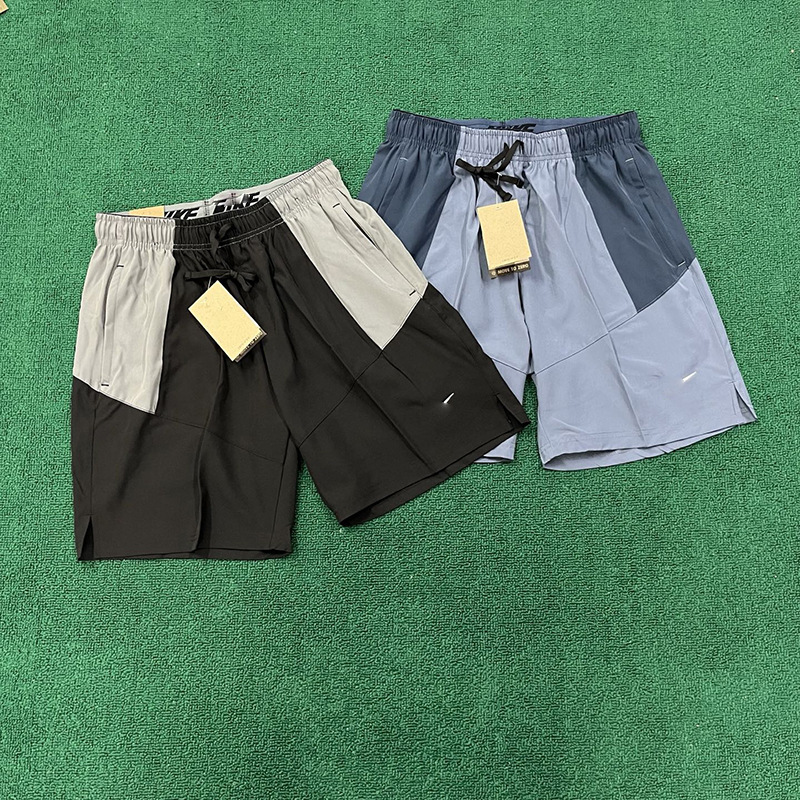 Trendy Brand Embroidered Quick-Dry Shorts for Running and Fitness, Loose and Breathable Outdoor Sports Casual Versatile Sports Pants Wholesale