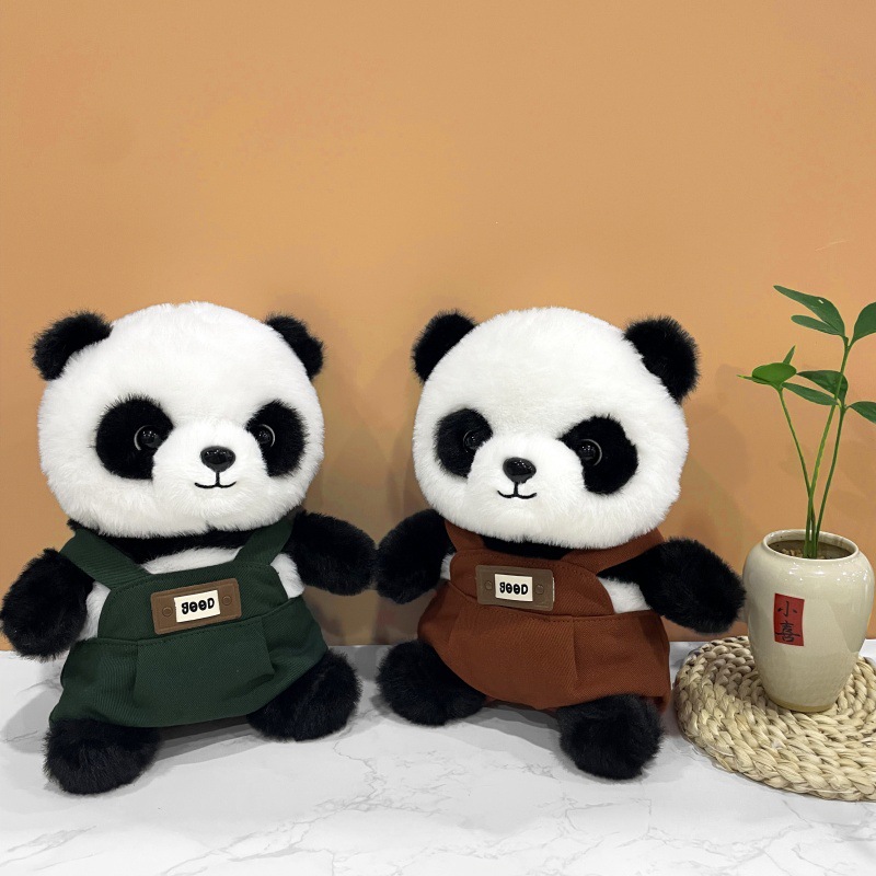 Tesoro nacional Panda muñeca adorable panda gigante muñeca parque zoológico souvenirs tienda de regalos muñeca juguetes de peluche