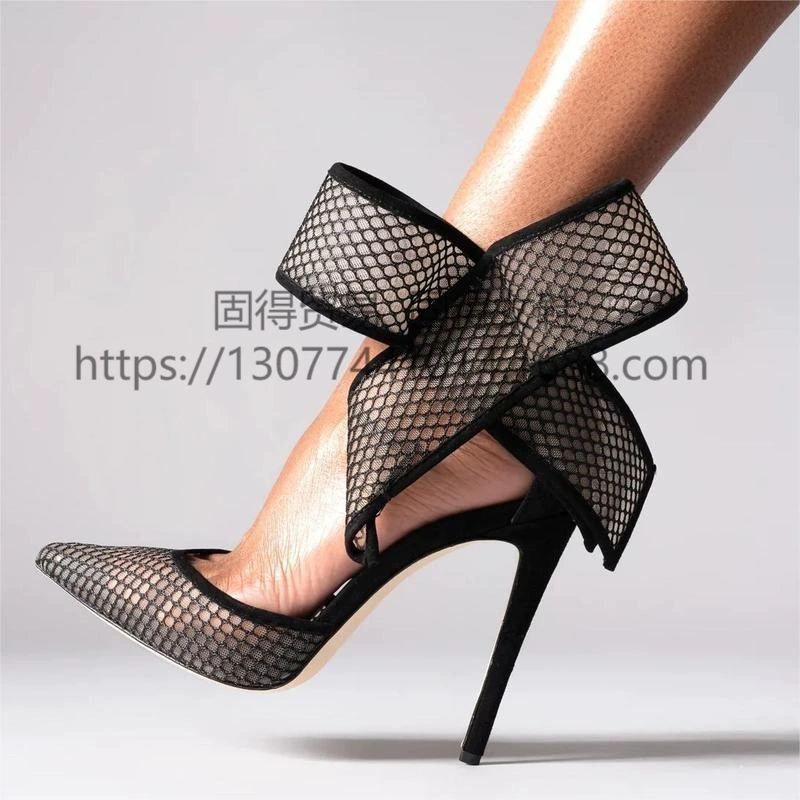 Трансграничная независимая станция в модном подиуме с бантом, индивидуальная остроконечная женская обувь, туфли-лодочки, внешняя торговля, эксклюзивные AliExpress