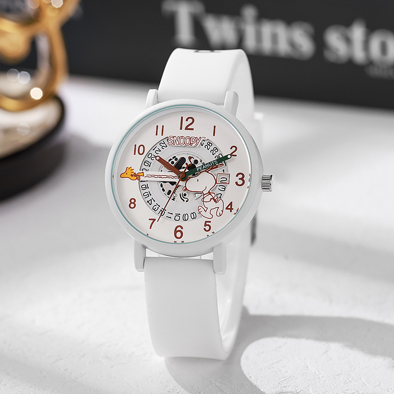 爆款新品史努比Snoopy星辰罗盘初高中生创意女款石英电子手表个性