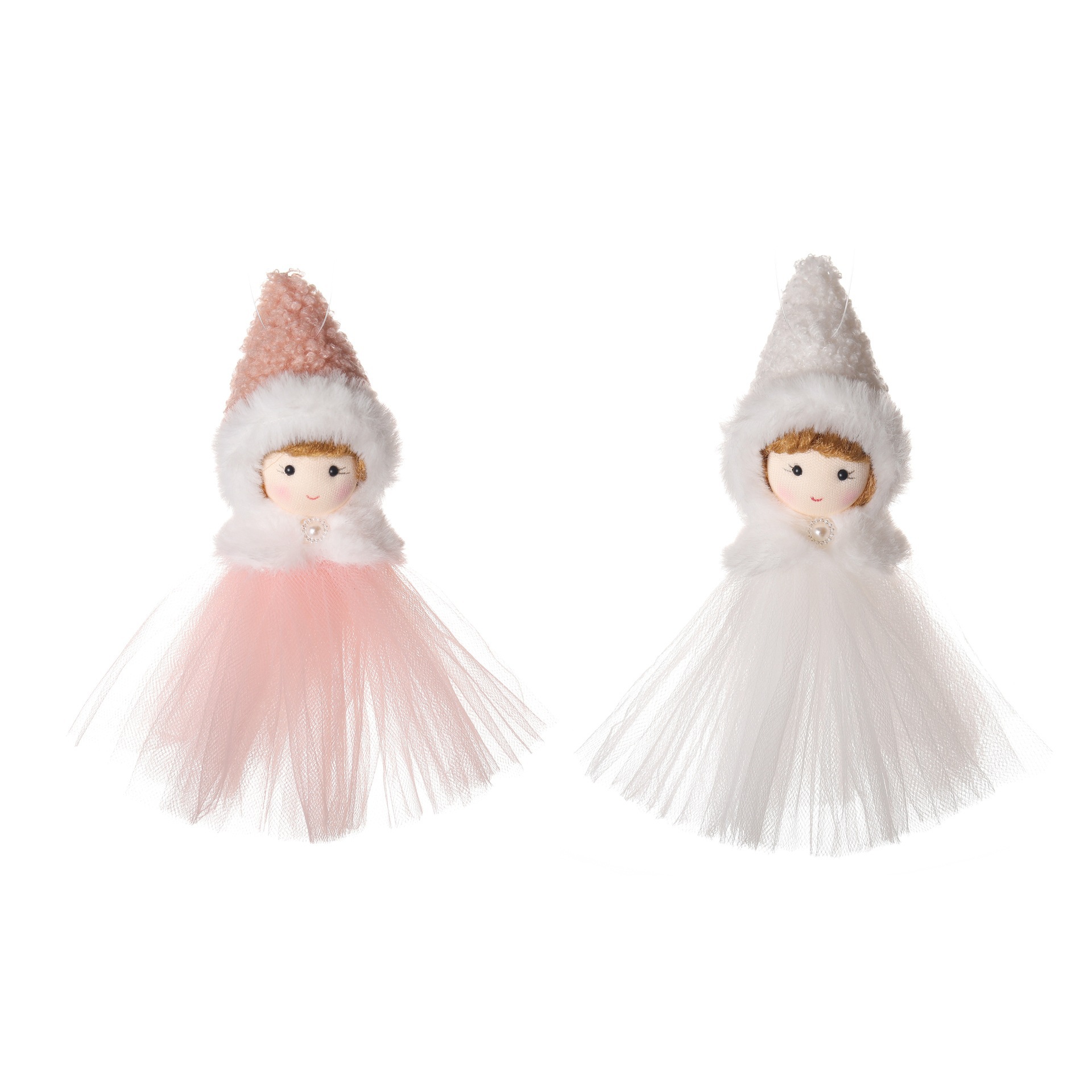 2022 plüsch Garn Rock Engel Nette kinder Mädchen Puppe Geschenk Anhänger Weihnachten Baum_voghion.com