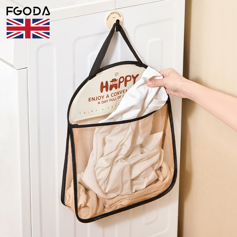 Bolsa de almacenamiento de ropa doméstica bolsa de red de almacenamiento de artículos diversos calcetines de ropa interior de almacenamiento bolsa colgante de armario bolsa de almacenamiento colgante