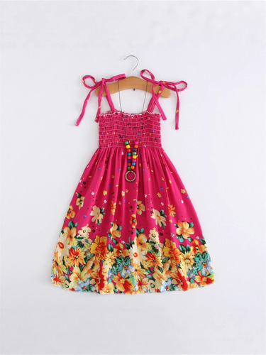 Ladies' Summer Dress Korean Style New Children's Clothing Children's Beach Dress for Girls and Boys Princess Dress
