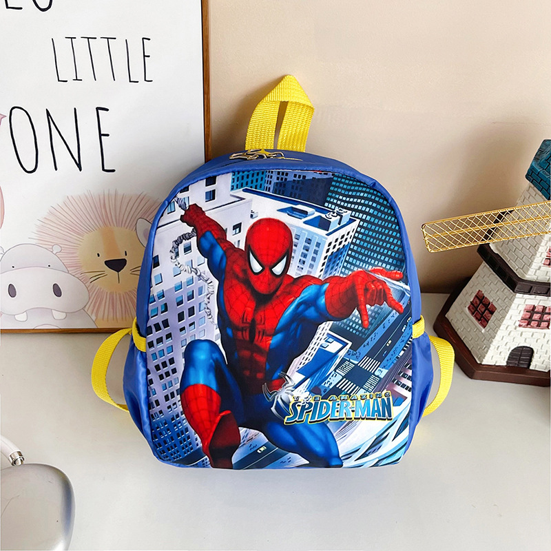 2025 Spiderman nuevo bolso de dibujos animados para niños moda bebé niño Spiderman mochila jardín de infantes