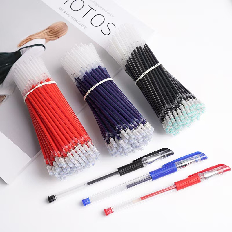 Black bullet neutral refill 0.5mm full needle refill neutral pen general office replacement manufacturers wholesale