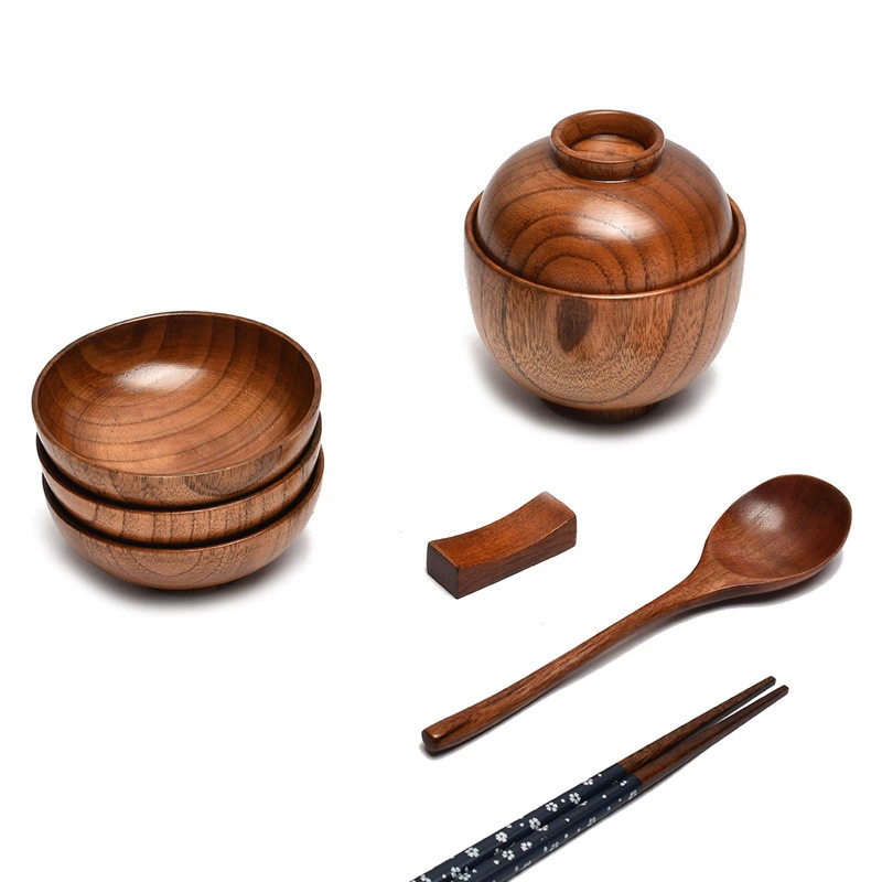 In stock jujube, Japanese style with dishes, cats engraved snack bowls, baby children cover bowl houses, house Japanese -style wooden bowls