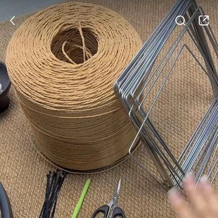 Wire Frame Inside Woven Frame