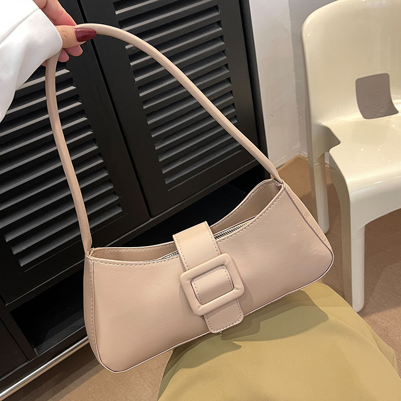 Bolso de mano 2024 bolso de otoño para mujer nuevo estilo estilo occidental bolso de axila simple moda casual retro bolso de un solo hombro