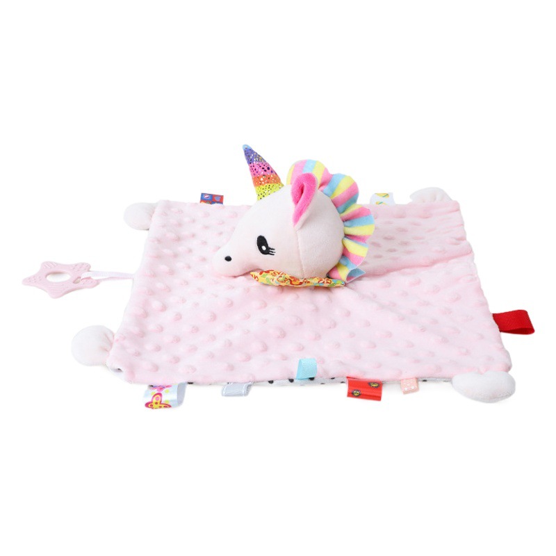 Babsky Baby Animal Ambulatory Towel Cute Cartoon Car Bed Hanging Baby Hand-kerchief Slipper Towel Ambulatory Towel Toy