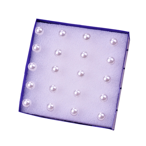 Freshwater resin pearl earrings earrings women's earrings set stall jewelry round wholesale perfect round new Chinese style