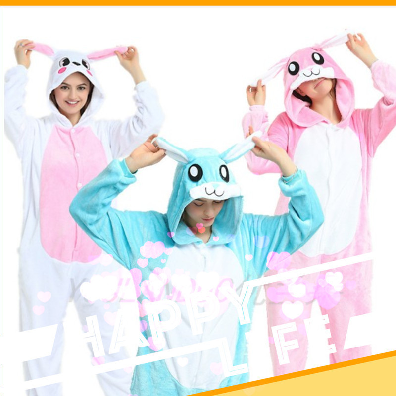 Autumn and Winter Cute Bug Rabbit Male and Female Cartoon Animal Ibrahim Zodiac Rabbit Flannel Home Clothes Sleepsuit Autumn and Winter Cute Bug Rabbit Male and Female Cartoon Animal Ibrahim Zodiac Rabbit Flannel Home Clothes Sleepsuit