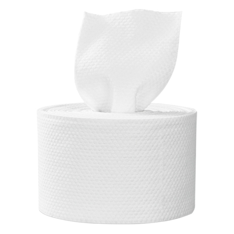 Toalla de cara de algodón puro rollo de toalla de cara desechable salón de belleza Toalla de cara suave rollo de toalla de algodón suave fábrica de extracción al por mayor