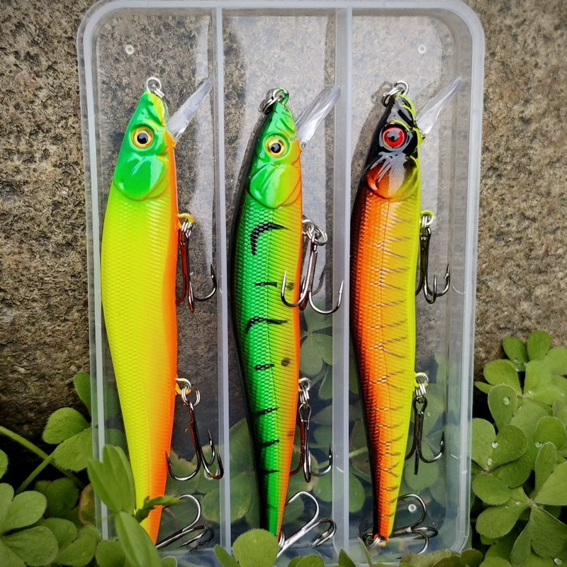 Señuelo minnow azul brillante