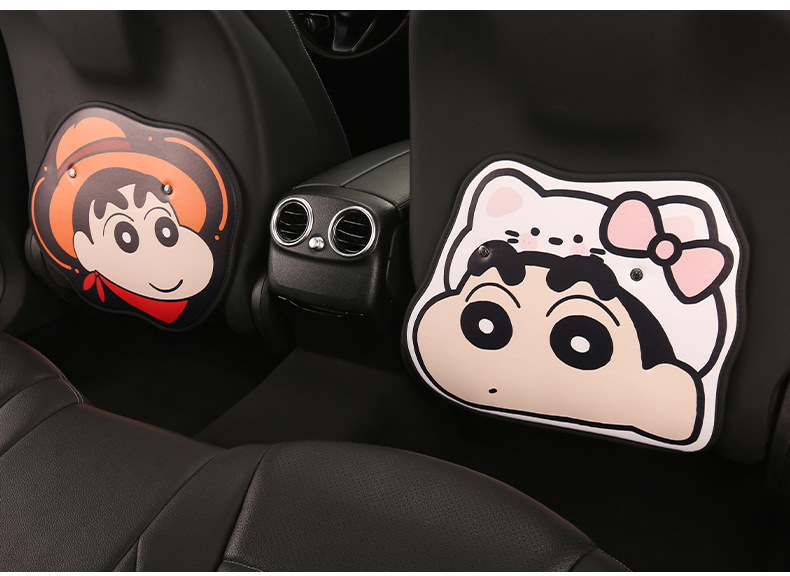 Crayon Shin-Chan Ladies Cute Cartoon Car Seat Back Anti-Kick Pad Car Seat Rear Seat Back Anti-Fouling Pad