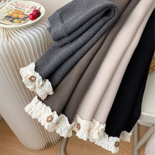 柠里女童加绒打底裤儿童秋冬季加厚一体绒外穿长裤女宝宝冬装裤子